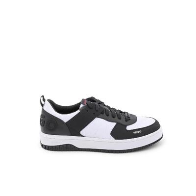 Hugo Boss Multicolor Charm Charcoal Calfskin Sneakers