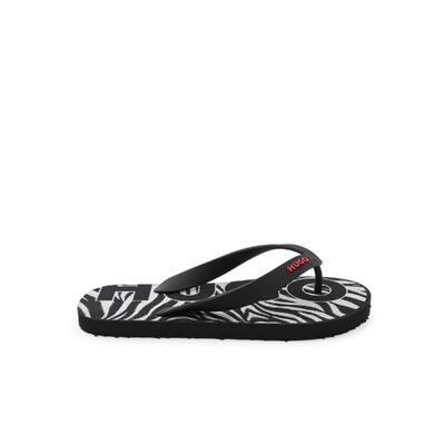 Timeless Style Hugo Boss Women'S Black Flip Flops - Size 41 Eu