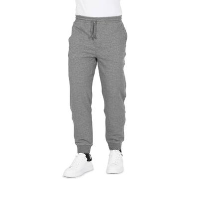 Sleek Grey Comfort Hugo Boss'S Cotton Blend Pants