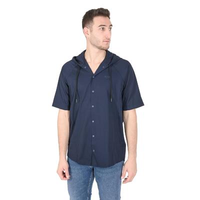 Hugo Boss Navy Cotton Blend Shirt - M