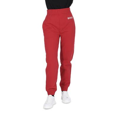 Ravishing Red Elegance Hugo Boss Women'S Cotton Trousers - S