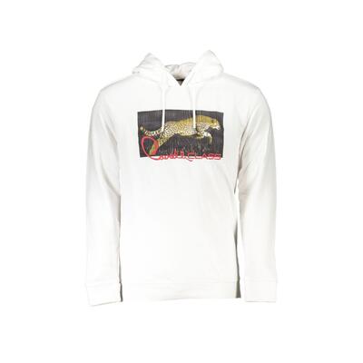 M Cavalli Class White Cotton Sweater