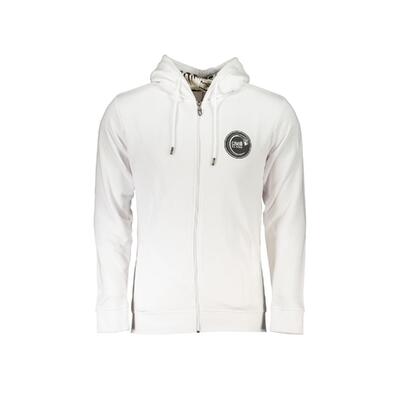 S White Cotton Sweater Cavalli Class Men