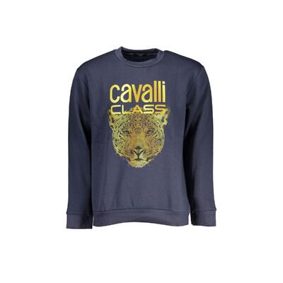 Bold Blue Statement Cavalli Class Men'S Sweater - 2Xl