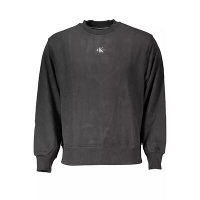 Onyx Black Cotton Sweater - Calvin Klein