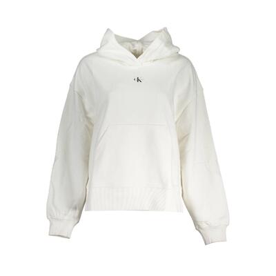 Luxe White Cotton Sweater - Xl (Calvin Klein)