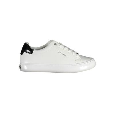 Calvin Klein White Nylon Sneaker - Size 40 Eu