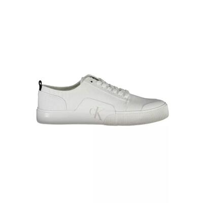 White Cotton Sneaker - Calvin Klein