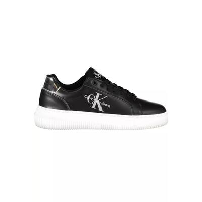 Calvin Klein Black Poly Sneakers, Size 39