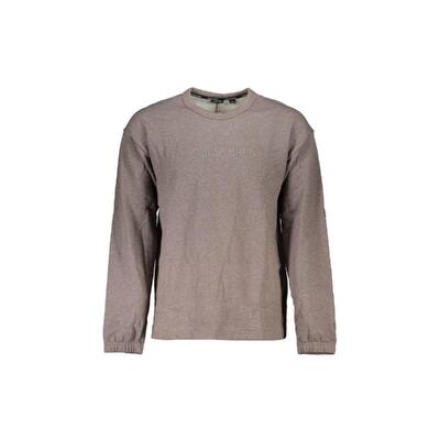 Calvin Klein Men'S Chestnut Cotton Knit - L