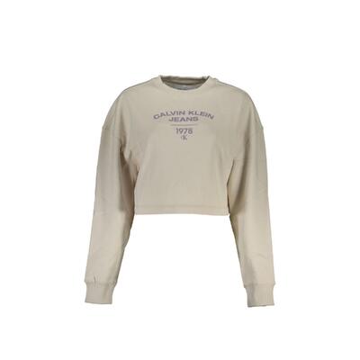 Calvin Klein Women'S Sand Cotton Sweater - M