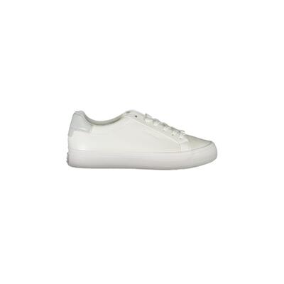 Simply White Calvin Klein Women'S Polyester Sneaker - 37 Eu