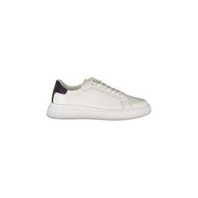 Calvin Klein White Polyester Sneaker Contemporary Chic