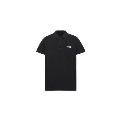 Diesel Black Cotton Polo - Xl Diesel Signature Style