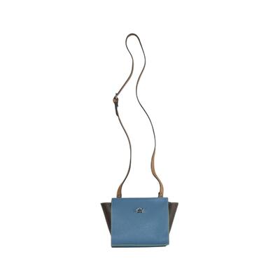 Sky Blue Charm La Martina Leather Crossbody Bag