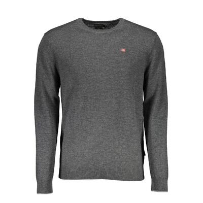 Napapijri S Gray Wool Shirt