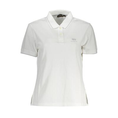 White Napapijri Polo - Medium Magic