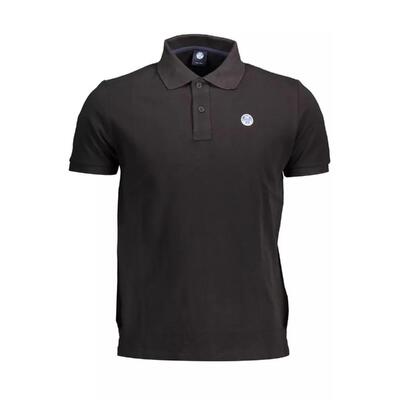 Midnight Elegance North Sails Black Polo Shirt - L