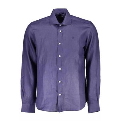 North Sails Blue Linen Shirt - L