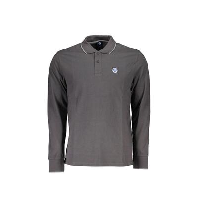 North Sails Gray Cotton Polo - M Gray Urban Polo