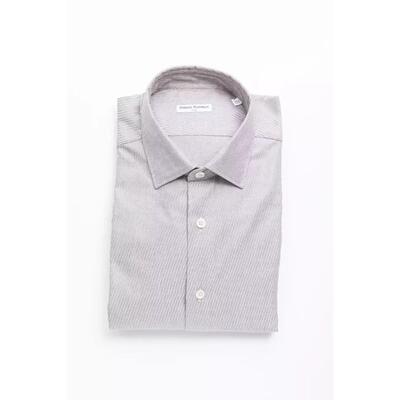 M Beige Robert Friedman Men'S Cotton Shirt