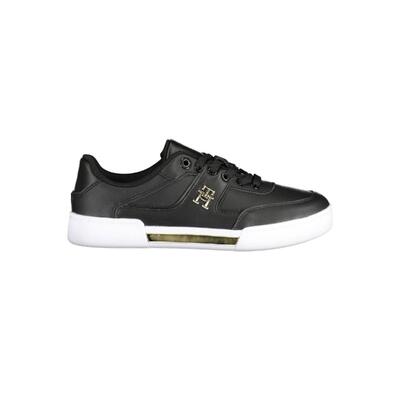 Tommy Women'S Black Poly Sneaker - 38 Eu