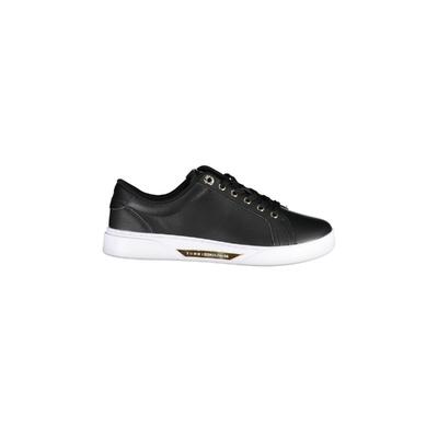 Tommy Hilfiger Black Poly Sneaker - Size 38 Eu