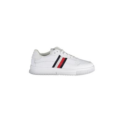 Tommy'S White Walk Hilfiger'S White Polyester Sneaker