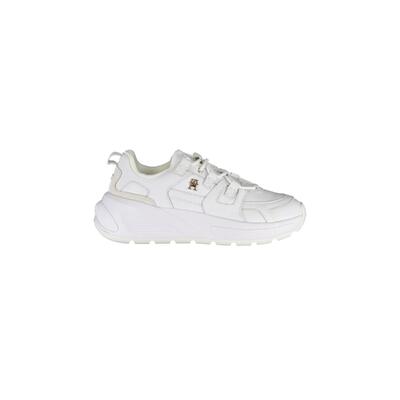 Tommy Hilfiger White Poly Sneaker - Size 39 Eu