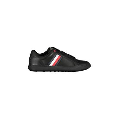 Euro Noir Tommy Hilfiger'S Black Polyester Sneakers