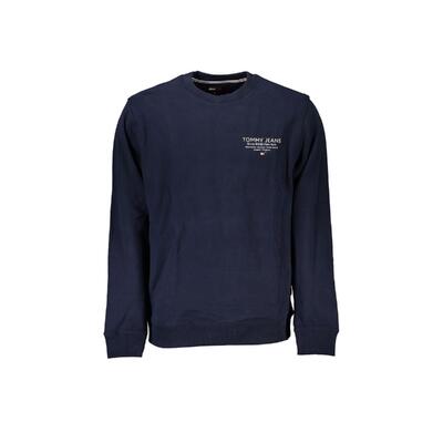 L Blue Cotton Sweater Tommy Hilfiger Men'S