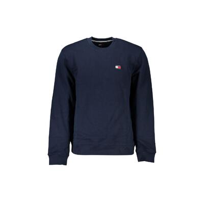 L Blue Cotton Sweater Tommy Hilfiger Men