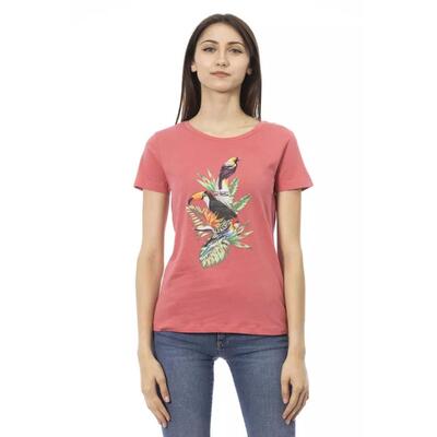 M Pink Cotton Elegance Trussardi Action Women'S Tee Shirt