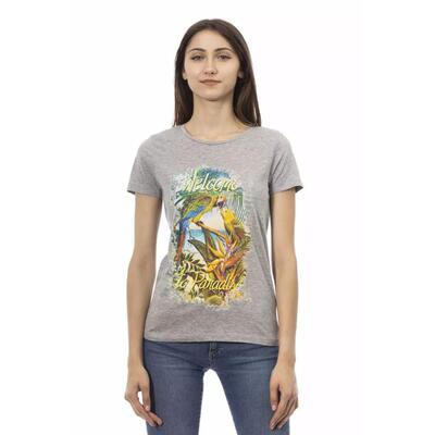 L Gray Cotton Bliss Trussardi Action Women'S Tee Shirt