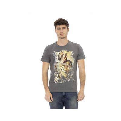 Chic Gray Tee Shirt - Trussardi Action Men'S