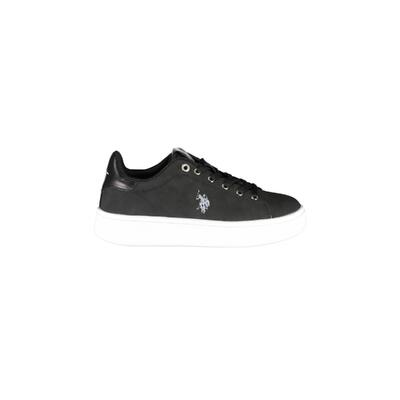 Us Polo Assn Black Polyester Sneaker - Size 37 Eu