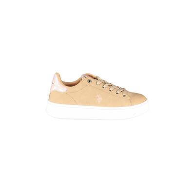 Us Polo Assn Beige Poly Sneaker - Size 38 Eu