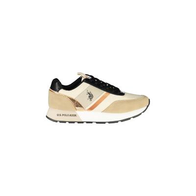 Beige Us Polo Assn Polyester Sneakers - Women'S 38 Eu