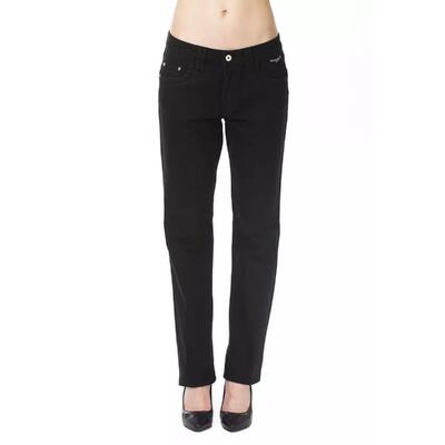 Midnight Chic Ungaro Fever Black Cotton Jeans - W34 Us