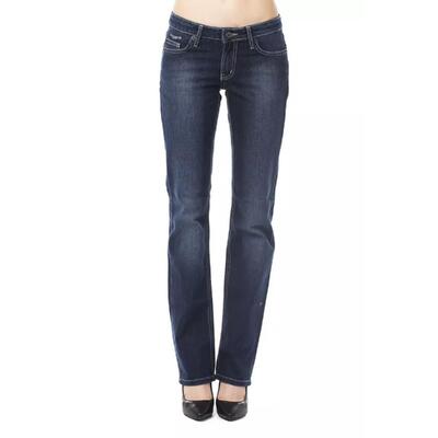 Stellar Skyline Ungaro Fever Women'S Blue Cotton Jeans - W30 Us