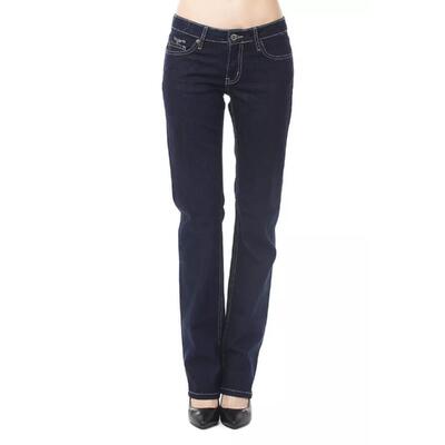 Sky High Style Ungaro Fever Women'S Blue Cotton Jeans - W32 Us