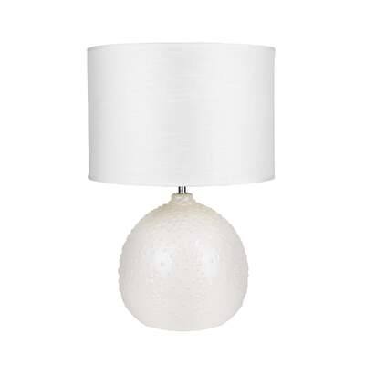 Boden White Ceramic Table Lamp - Elegant Design