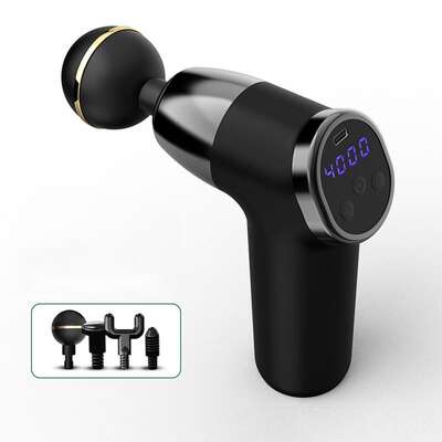 20-Speed Electric Muscle Massage Gun - LCD Display