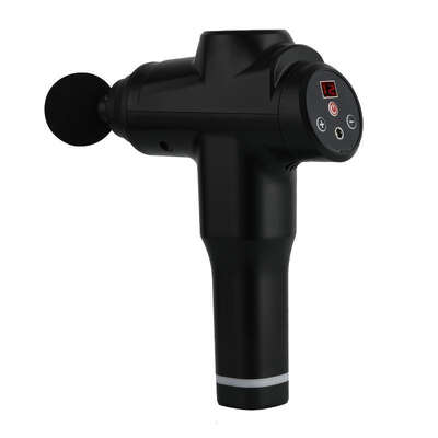 12-Gear Portable Massage Gun for Muscle Relief - Black