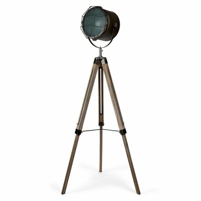 153Cm Nautical Tripod Floor Lamp - Matte Grey