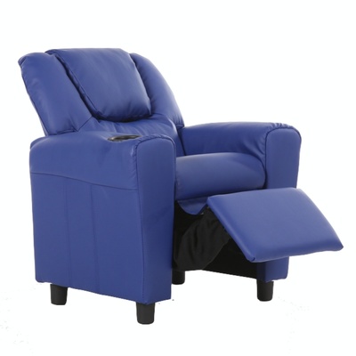 Oliver Kids Recliner Chair - Blue