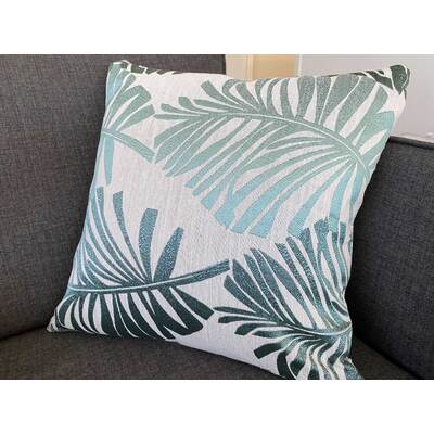 Cotton Linen Tropical Palm Cushion Covers 2pcs Pack