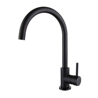 Basin Mixer Tap Faucet Kitchen Laundry Sink - BLACK