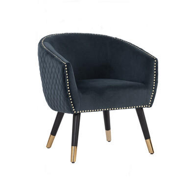 Blue Accent Tub Lounge Chair Armchair