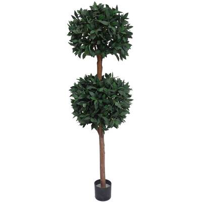 Artificial Bayleaf Ficus Tree 2 Balls 1.82m